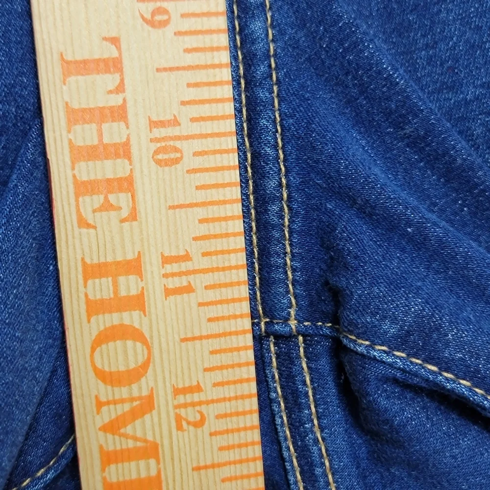 Women's JEN7‎ Slim Straight Blue Jeans SIZE 18 Misses  #878